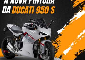 DUCATI SUPERSPORT 950 S GANHA NOVO TRABALHO DE PINTURA 