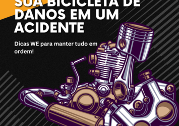 Como proteger sua bicicleta de danos em um acidente