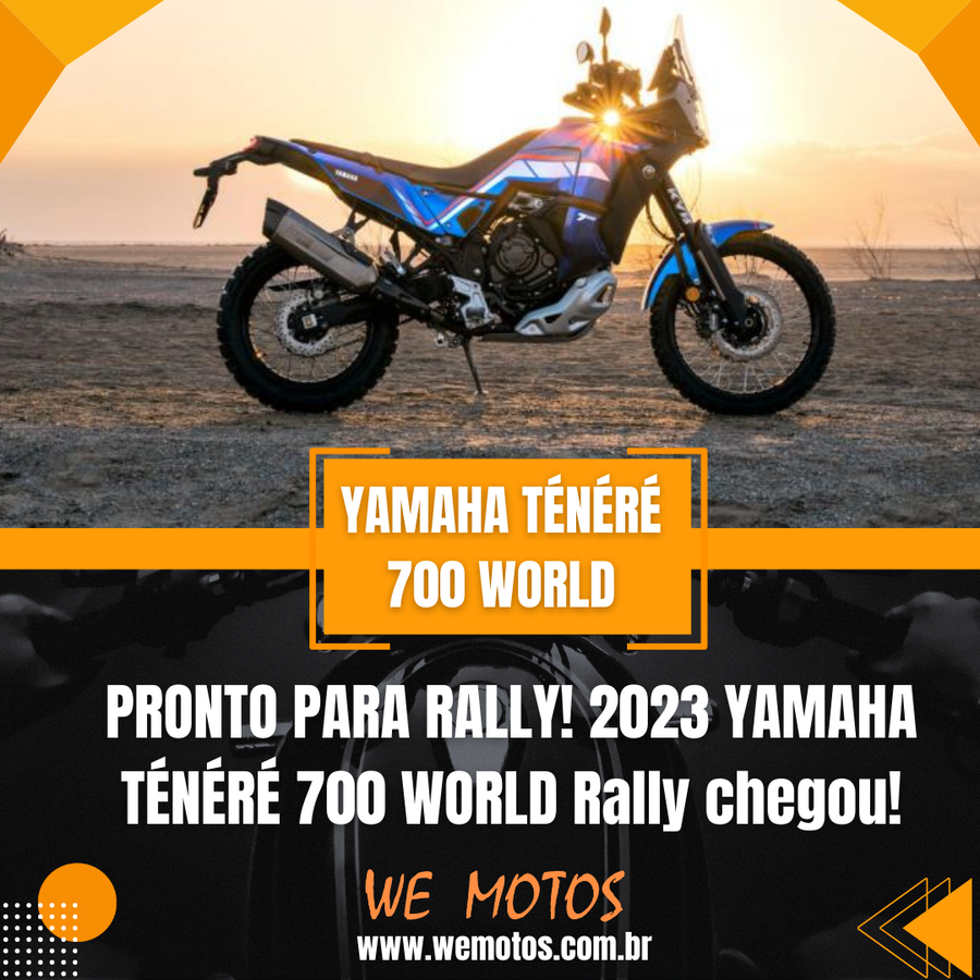 PRONTO PARA RALLY! 2023 YAMAHA TÉNÉRÉ 700 WORLD Rally chegou!