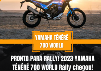 PRONTO PARA RALLY! 2023 YAMAHA TÉNÉRÉ 700 WORLD Rally chegou!