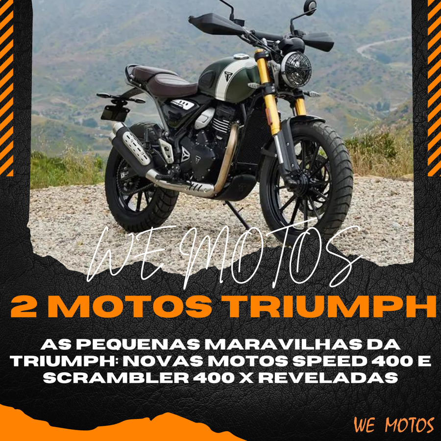 As pequenas maravilhas da Triumph: novas motos Speed ??400 e Scrambler 400 X reveladas