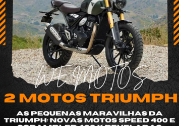 As pequenas maravilhas da Triumph: novas motos Speed ??400 e Scrambler 400 X reveladas