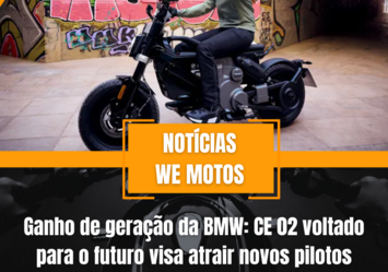 Ganho de geração da BMW: CE 02 voltado para o futuro visa atrair novos pilotos