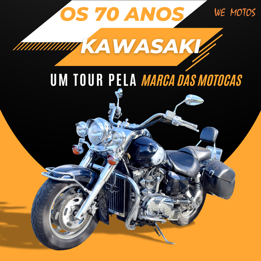 Kawasaki comemora 70 anos de motocicletas