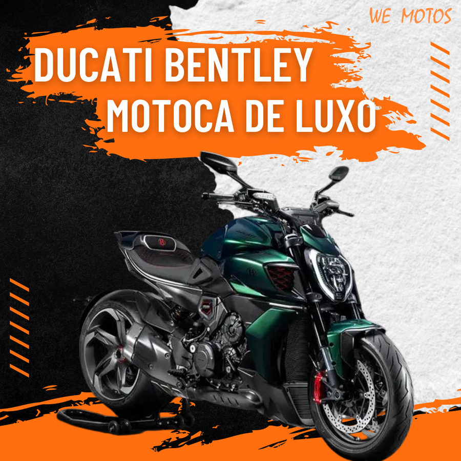 Ducati colabora com a marca de carros de luxo Bentley para criar a exclusiva Diavel V4 especial