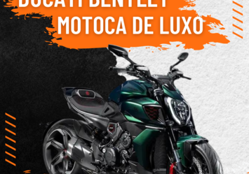 Ducati colabora com a marca de carros de luxo Bentley para criar a exclusiva Diavel V4 especial