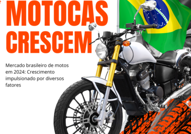 Mercado brasileiro de motos em 2024: Crescimento impulsionado por diversos fatores